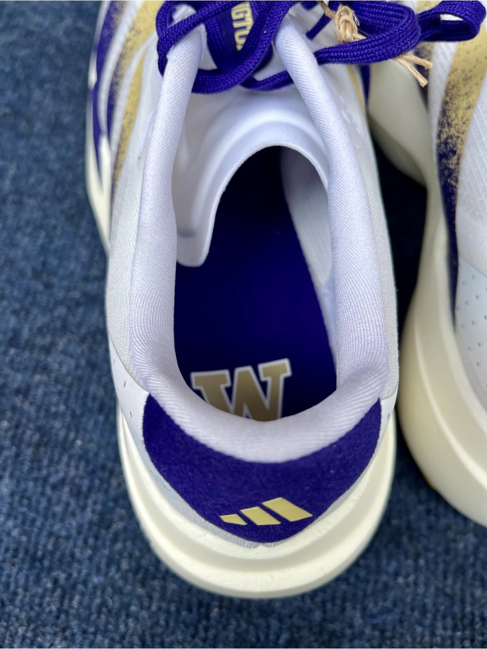 Adidas Adizero EVO SL Washington Huskies Shoes Men Size 7 Women Size 8 New w/tag - Picture 10 of 14